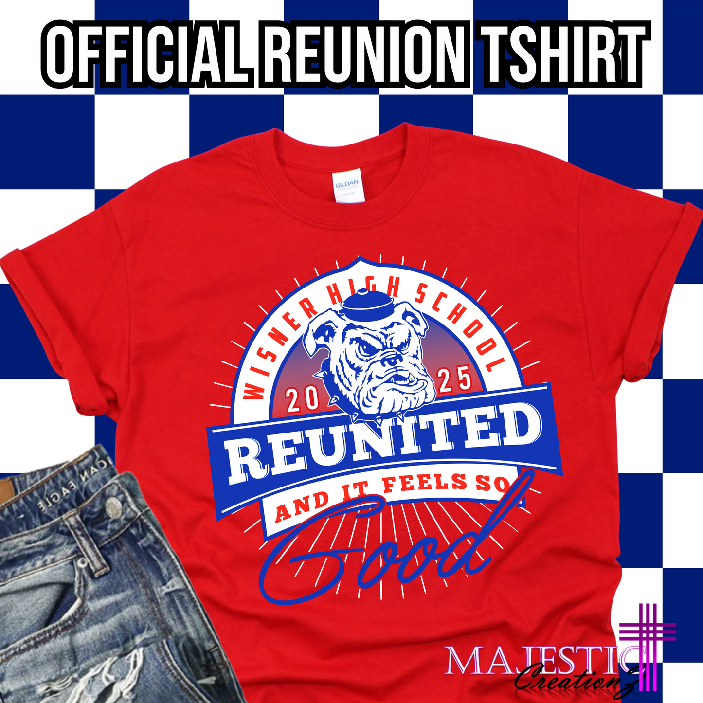 OFFICIAL 2025 Wisner High School Reunion Tshirt