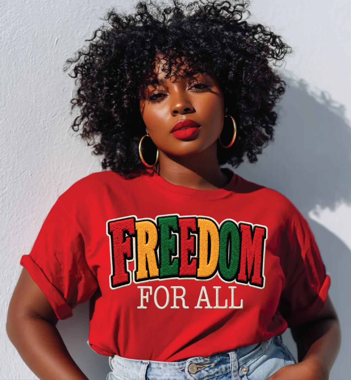 Premium Juneteenth T-Shirt Collection | Unchained 1865 Graphic Tee | Faith Over Chains Black History Shirt | Freedom For All Pan-African Streetwear (Copy) (Copy)