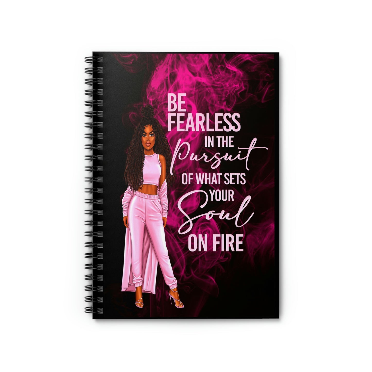 Be Fearless Spiral Notebook - Ruled Line