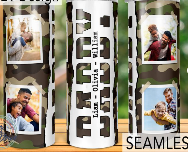 Any Day is Father's Day with these Photo Tumblers