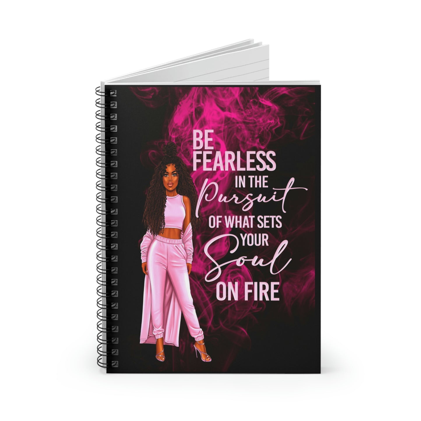 Be Fearless Spiral Notebook - Ruled Line