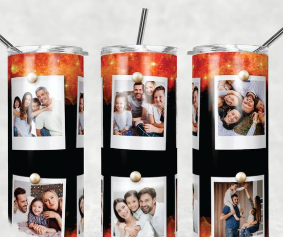 Galaxy Photo Tumbler
