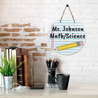 Paper Pencil Wooden Door Hanger