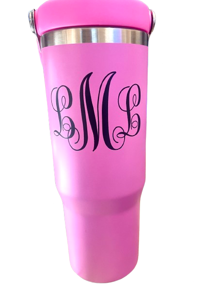 Custom Designed Sublimation Tumbler I 30oz flipstraw tumblers