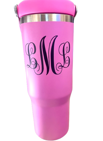 Custom Designed Sublimation Tumbler I 30oz flipstraw tumblers