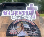 Custom Graduation Clack Fan