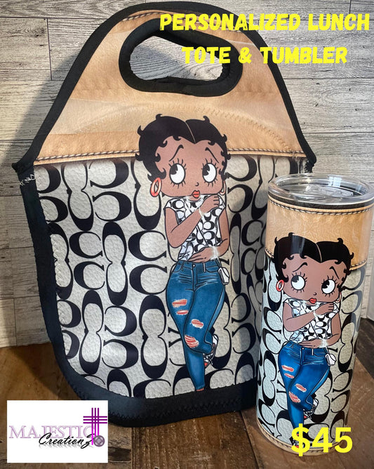 Lunch Tote and Tumbler Combo