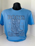 Boots on the Ground Rhinestone Tee.
