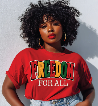 Premium Juneteenth T-Shirt Collection | Unchained 1865 Graphic Tee | Faith Over Chains Black History Shirt | Freedom For All Pan-African Streetwear (Copy) (Copy)