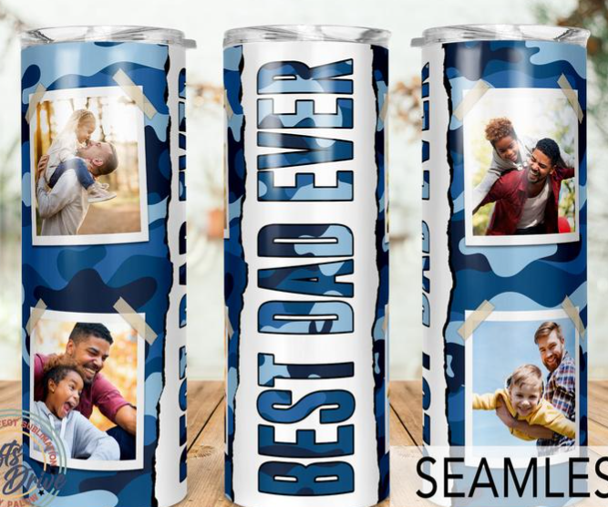 Any Day is Father's Day with these Photo Tumblers