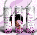 Pink You Are 20 oz Skinny Tumbler with Straw