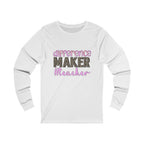 Difference Maker #teacher Long Sleeve Tee