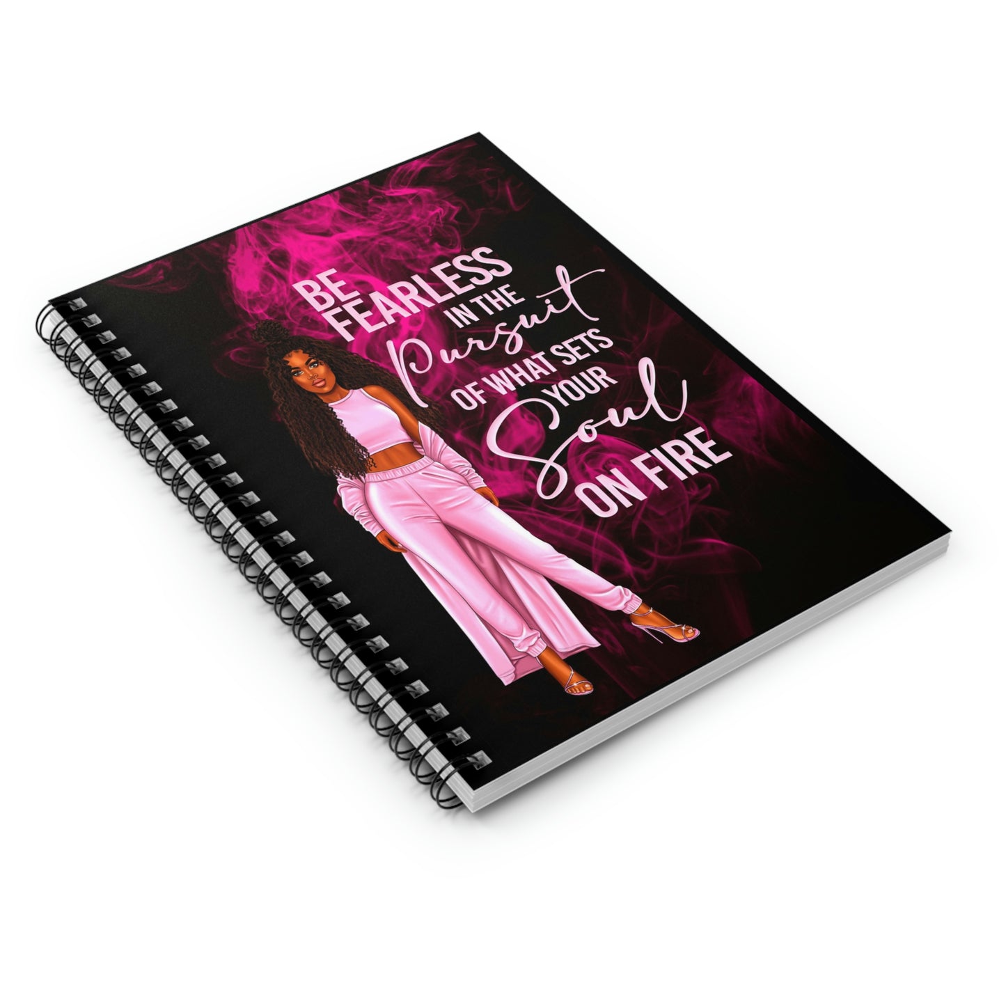Be Fearless Spiral Notebook - Ruled Line